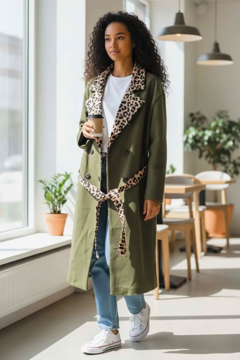 Mantel olive 46-50