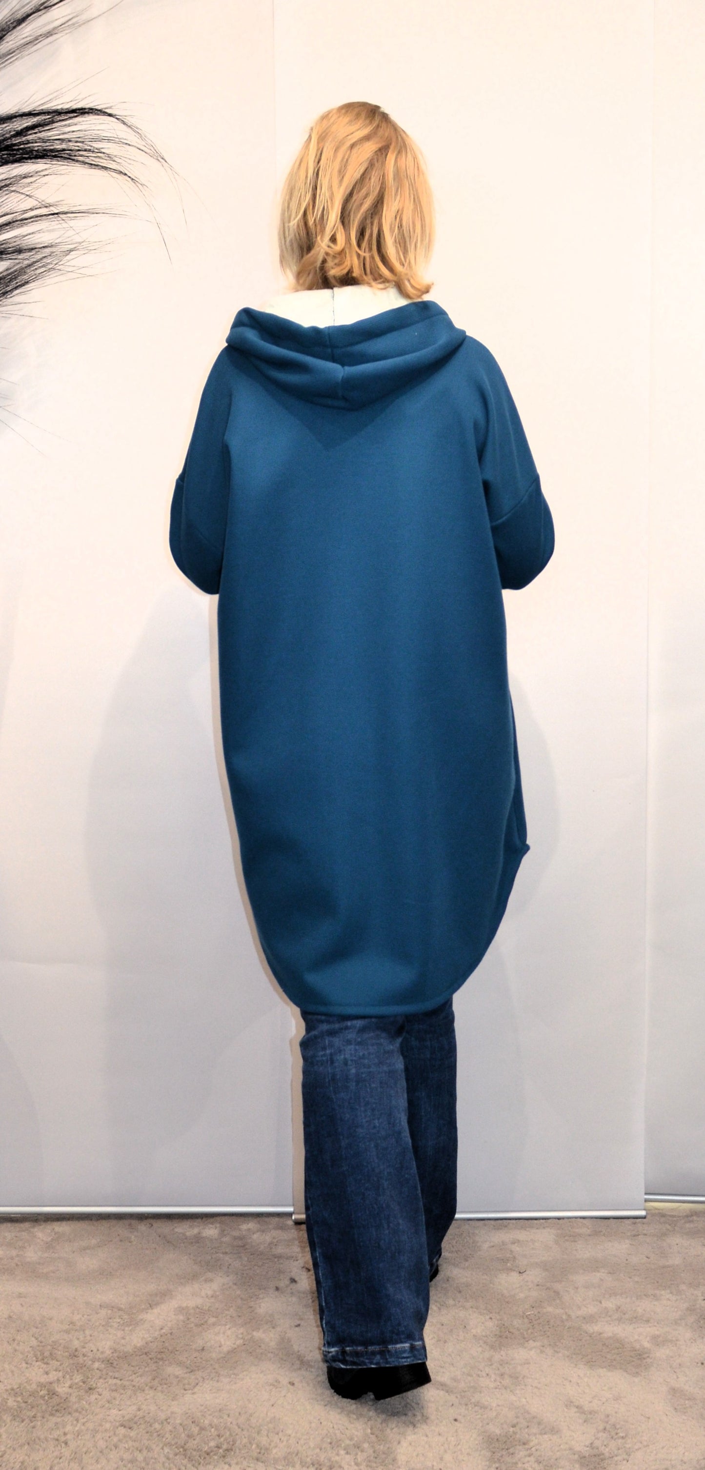 Hemd Bluse/ Jacke Cara petrol