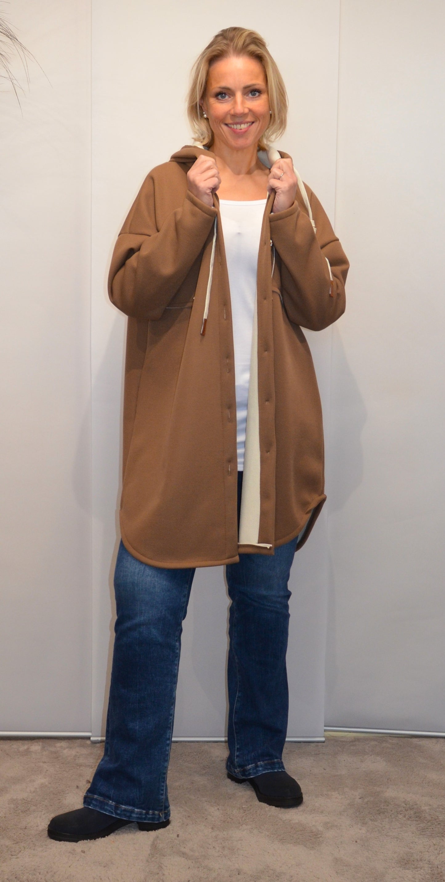 Hemd Bluse / Jacke Cara braun