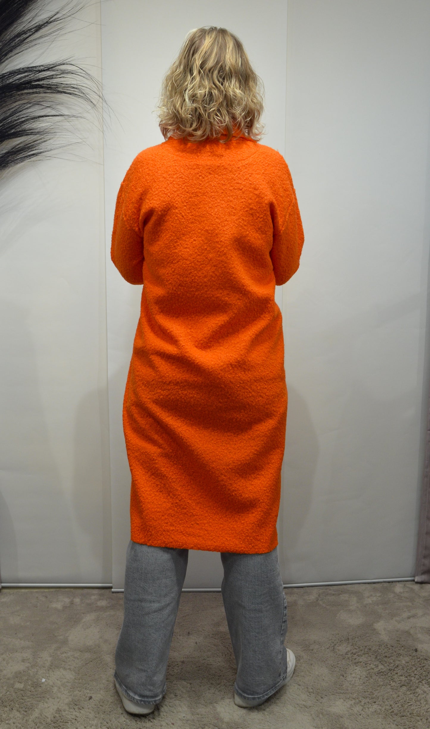 Boucle Mantel Resi orange