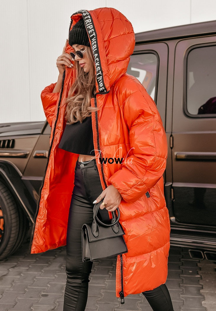 Wintermantel orange Gr 40/42