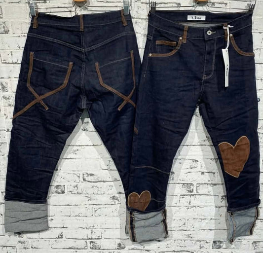 Herzchen Jeans S