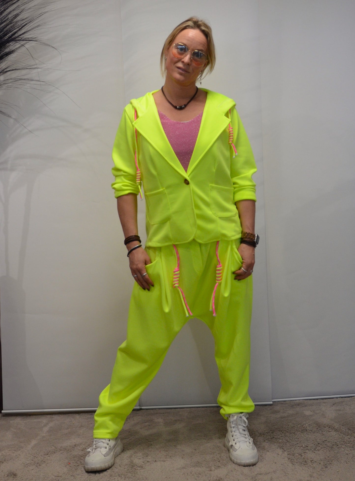 Blazer im Neon Look