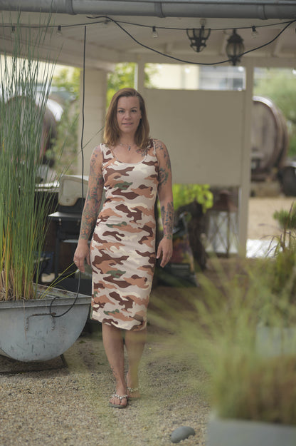 Kleid Camouflage