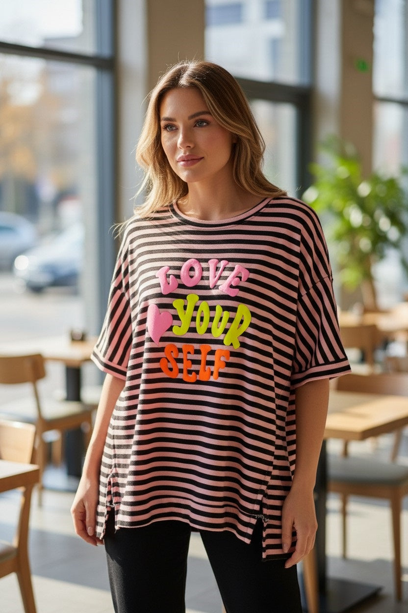 Shirt Love rosa