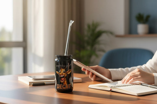 Süsser Trinkbecher mit Trinkhalm 500ml