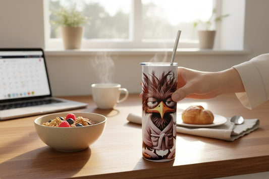 Alu Becher mit Trinkhalm 600ml